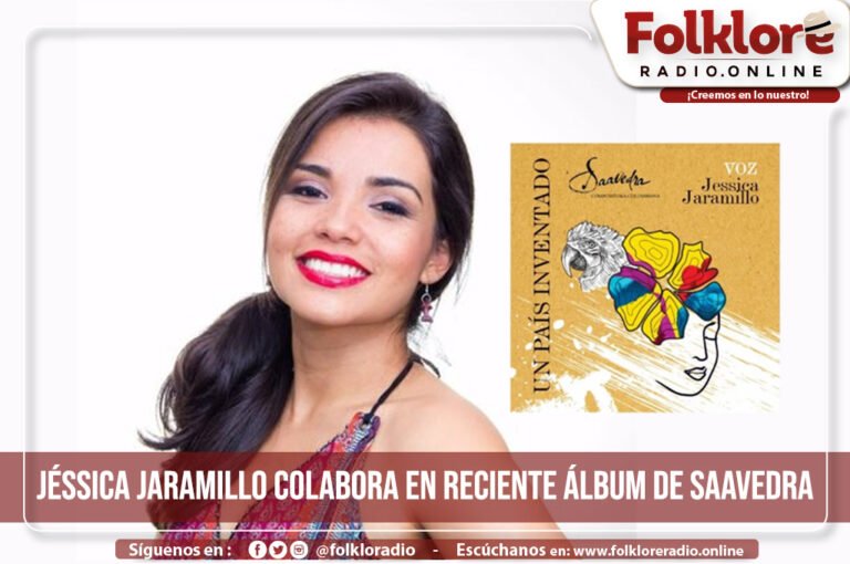 Jéssica Jaramillo colabora en reciente álbum de Saavedra